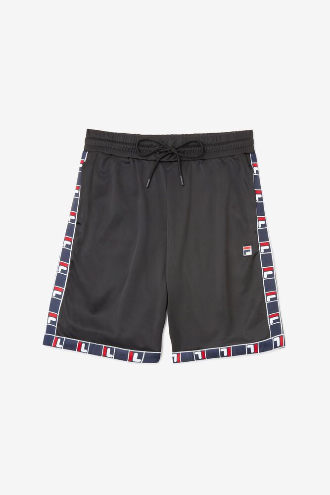 Fila Shorts Mens Black - Pane - Philippines 4605917-FM